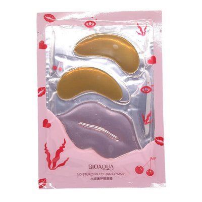 Набір гідрогелевих патчів для очей і губ Bioaqua Moisturizing Eye And Lip Mask BQY92991 фото