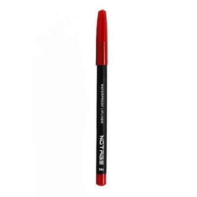 Водостійкий олівець для губ Notage Waterproof lipliner 708 100420 фото
