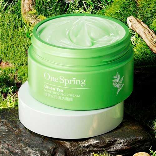 Крем для лица увлажняющий One Spring Green Tea Moisturizing Cream, с экстрактом зеленого чая yzc79331 фото