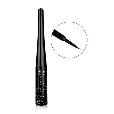 Підводка для очей рідка чорна Colour Intense Play Eyes Hard brush 100989 фото